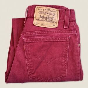 Vintage 90s Red 912 Levi’s Jeans - Slim Fit Tapered Leg - Size 26 x 30